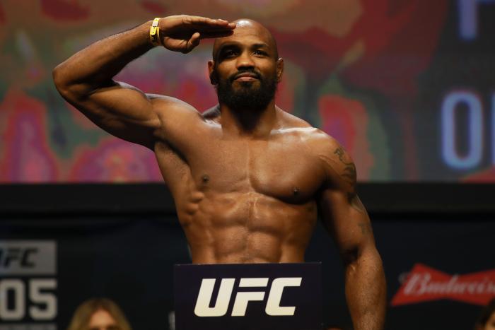 Yoel Romero at Madison Square Garden on November 11, 2016 in New York City.