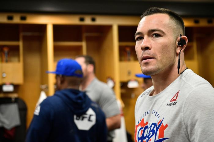 CHICAGO, ILLINOIS - JUNE 09: Colby Covington warms up backstage during the UFC 225 event at the United Center on June 9, 2018 in Chicago, Illinois. (Photo by Mike Roach/Zuffa LLC via Getty Images)