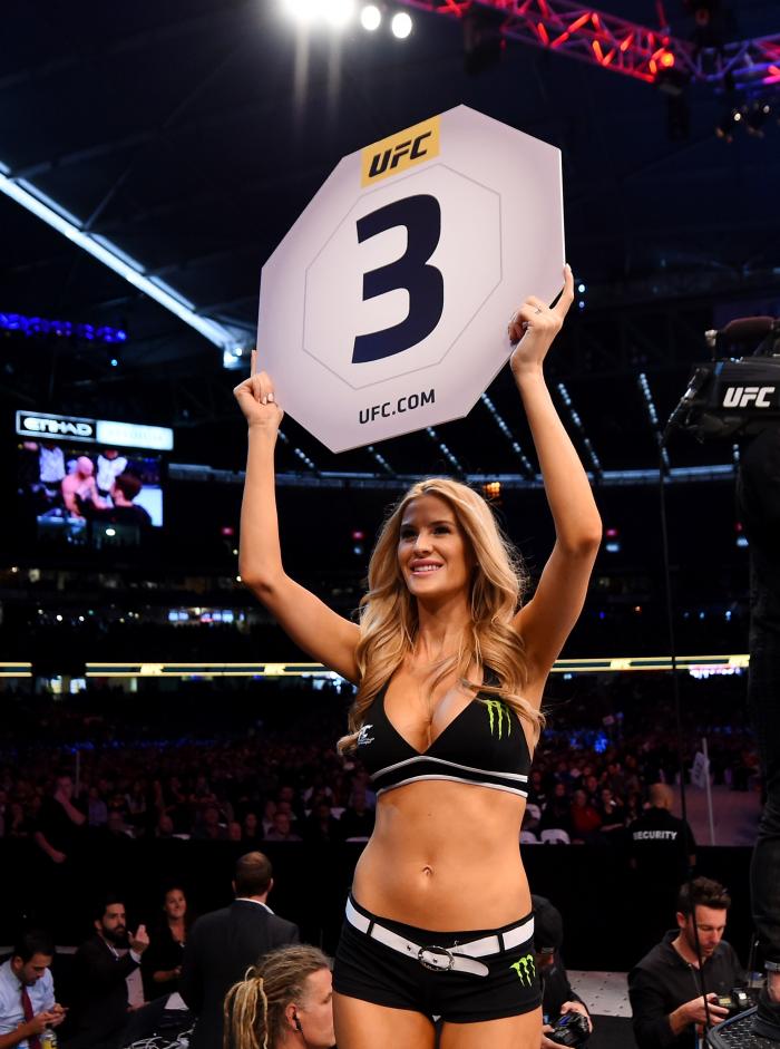 Octagon girl Chrissy Blair