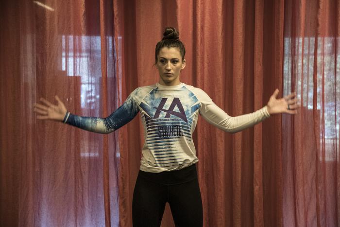 UFC flyweight Montana De La Rosa ahead of her fight at UFC 234 in Melbourne, Australia. (Juan Cardenas/UFC)
