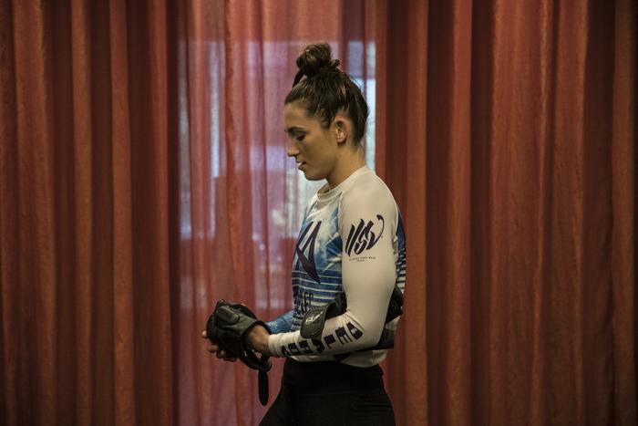 UFC flyweight Montana De La Rosa ahead of her fight at UFC 234 in Melbourne, Australia. (Juan Cardenas/UFC)
