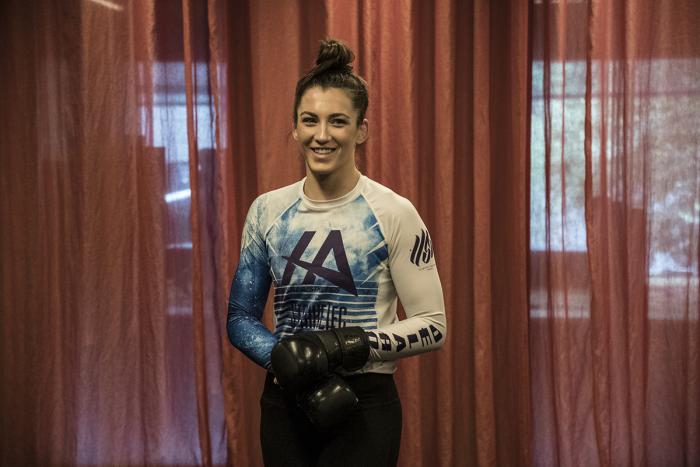 UFC flyweight Montana De La Rosa ahead of her fight at UFC 234 in Melbourne, Australia. (Juan Cardenas/UFC)