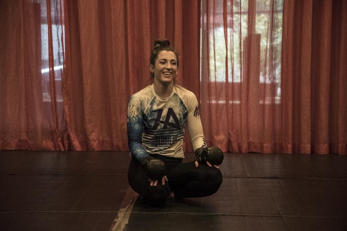 UFC flyweight Montana De La Rosa ahead of her fight at UFC 234 in Melbourne, Australia. (Juan Cardenas/UFC)