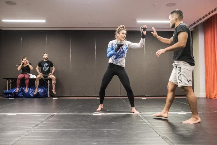 UFC flyweight Montana De La Rosa ahead of her fight at UFC 234 in Melbourne, Australia. (Juan Cardenas/UFC)
