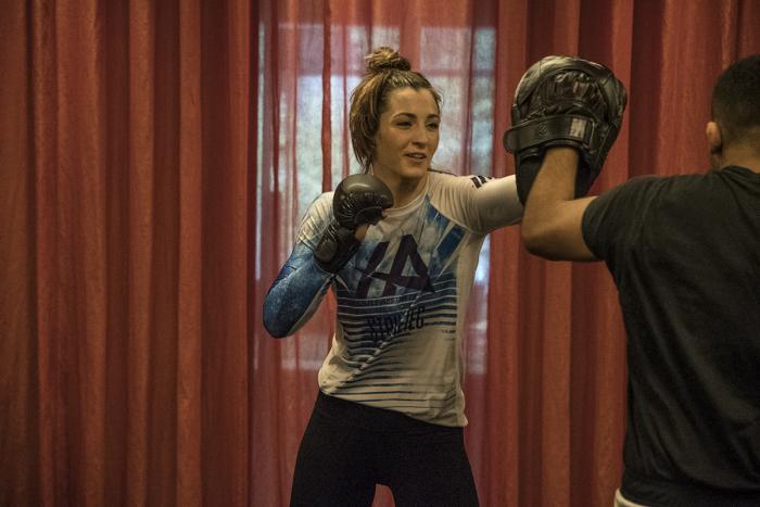 UFC flyweight Montana De La Rosa ahead of her fight at UFC 234 in Melbourne, Australia. (Juan Cardenas/UFC)