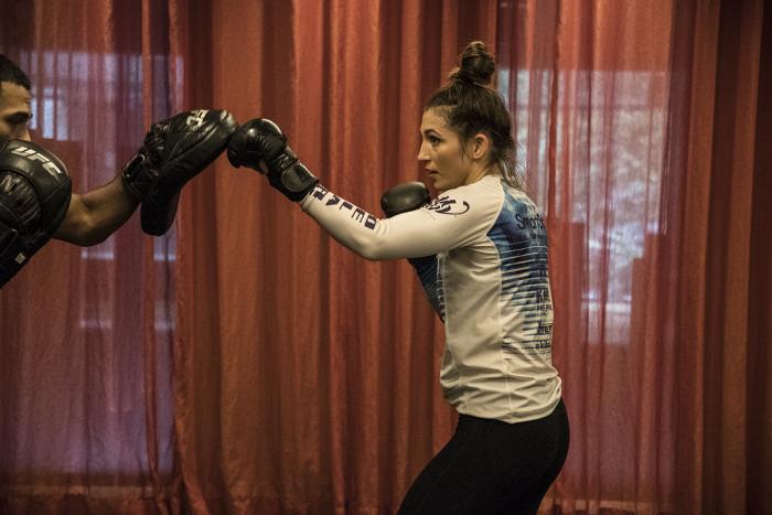 UFC flyweight Montana De La Rosa ahead of her fight at UFC 234 in Melbourne, Australia. (Juan Cardenas/UFC)