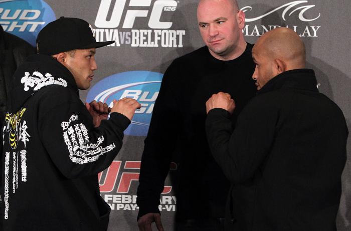 Kid Yamamoto, Demitrious Johnson & Dana White