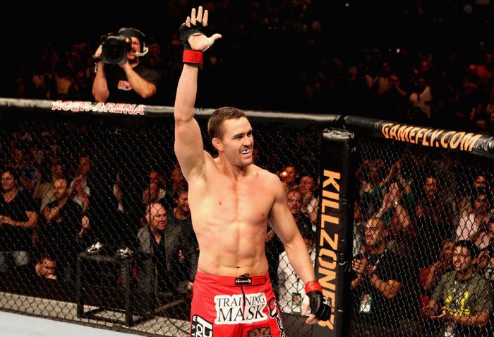 Kyle Noke celebrates his win