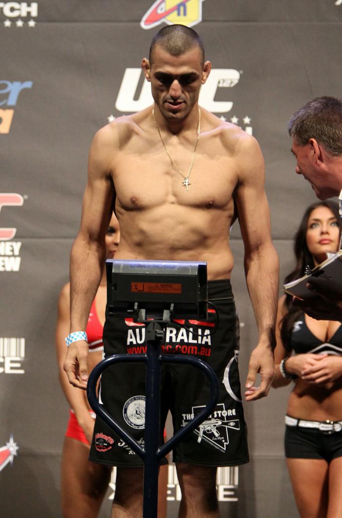 UFC 127 Weigh-in: George Sotiropoulos