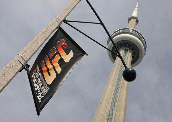 Outside CN Tower