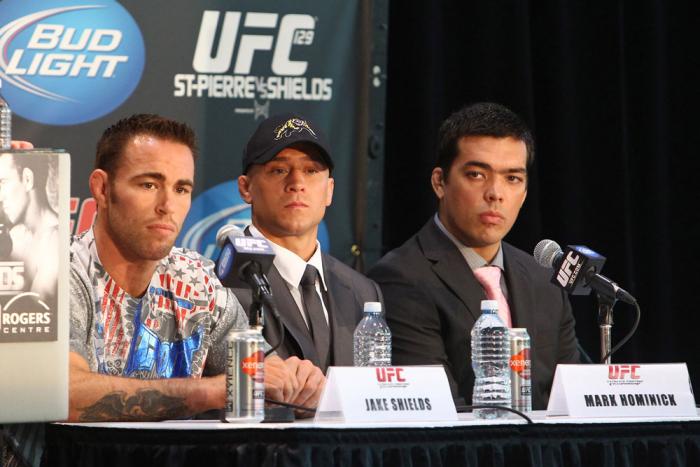 Jake Shields, Mark Hominick & Lyoto Machida