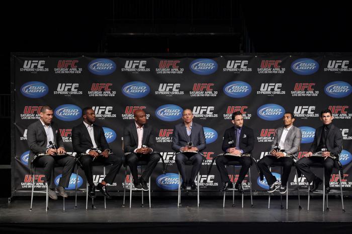 Cain Velasquez, Jon Jones, Anderson Silva, Georges St-Pierre, Frankie Edgar, Jose Aldo & Dominick Cruz