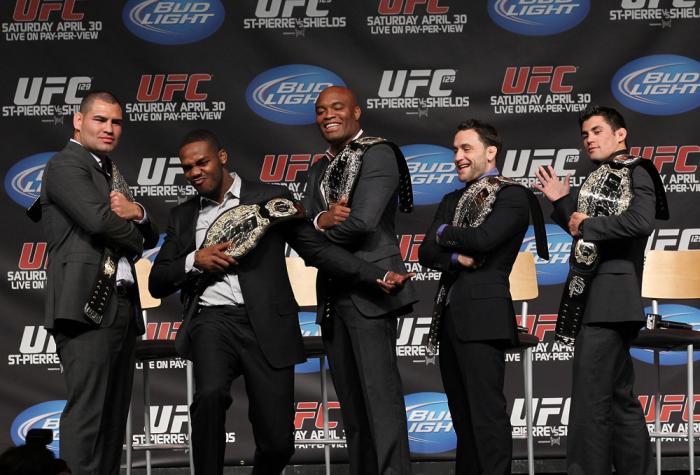 Cain Velasquez, Jon Jones, Anderson Silva, Frankie Edgar & Dominick Cruz