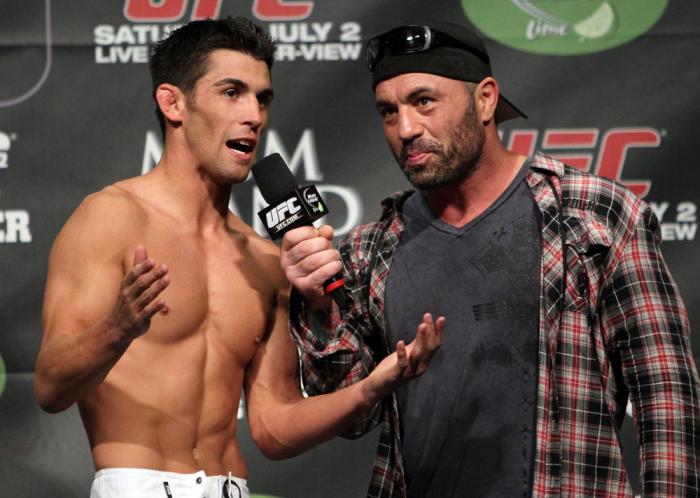 (L-R) Dominick Cruz and Joe Rogan