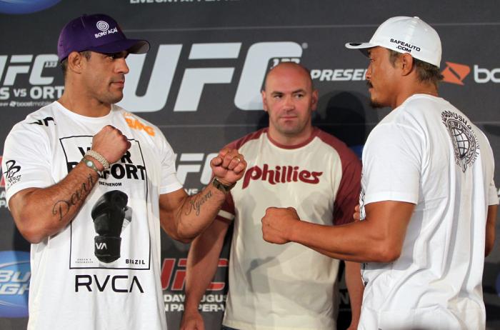 Vitor Belfort, Yoshihiro Akiyama & UFC President Dana White