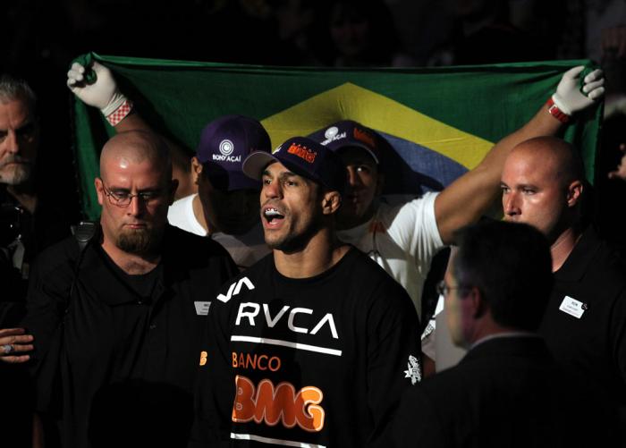 UFC 133: Vitor Belfort enters the octagon.