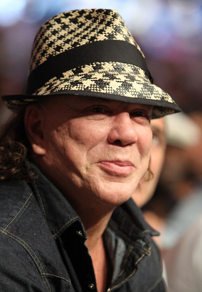 UFC 133: Actor Mickey Rourke