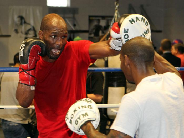 World Champion boxer Bernard Hopkins