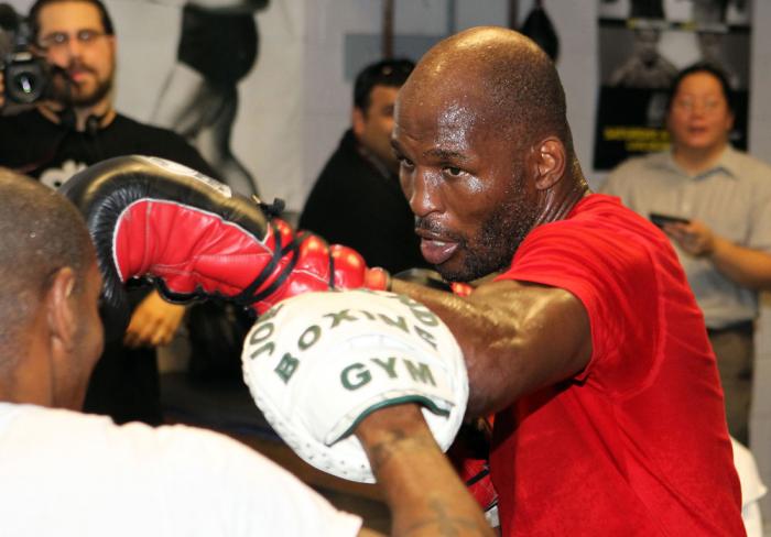 World Champion boxer Bernard Hopkins