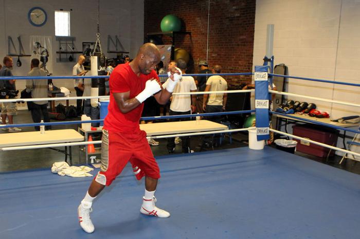 World Champion boxer Bernard Hopkins