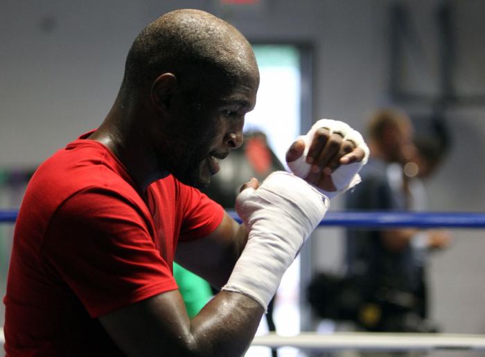 World Champion boxer Bernard Hopkins