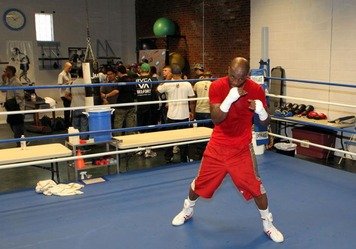 World Champion boxer Bernard Hopkins