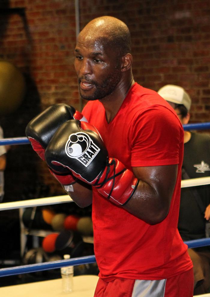 World Champion boxer Bernard Hopkins