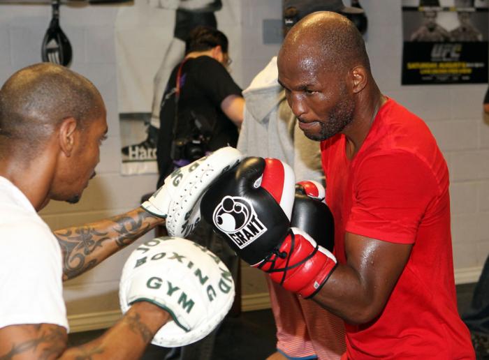 World Champion boxer Bernard Hopkins