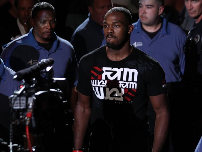 Jon Jones enters the arena