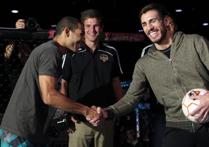 Jose Aldo and Kenny Florian