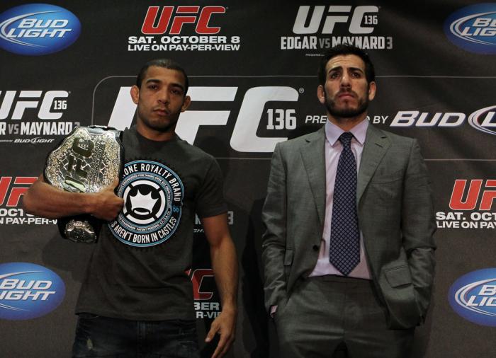 Jose Aldo and Kenny Florian