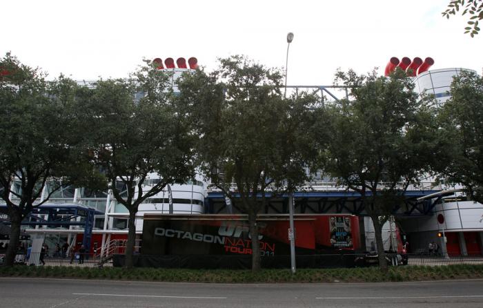 Octagon Nation Tour outside the fan expo