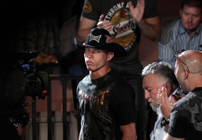 Donald "Cowboy" Cerrone enters the arena