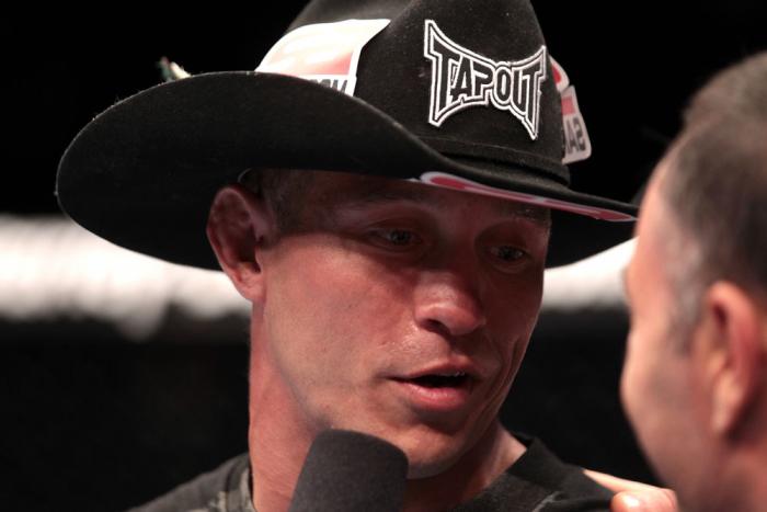 Donald Cerrone after his win over Dennis Siver