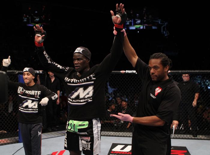 Cheick Kongo after his win over Matt Mitirone