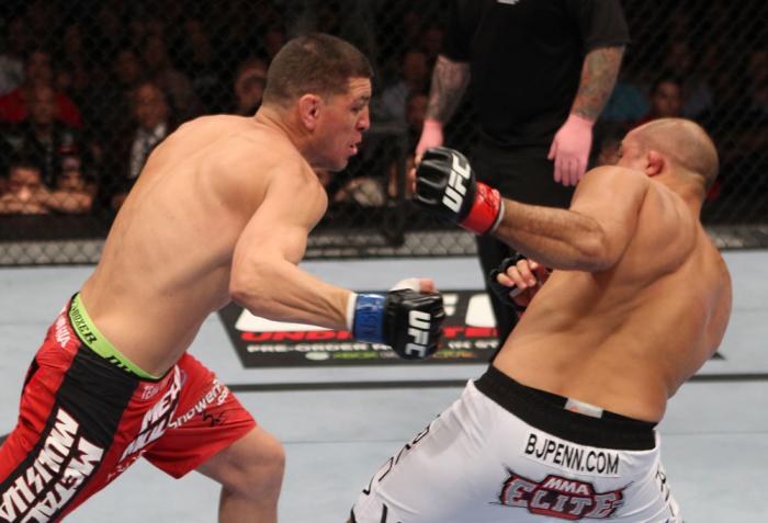 BJ Penn vs Nick Diaz