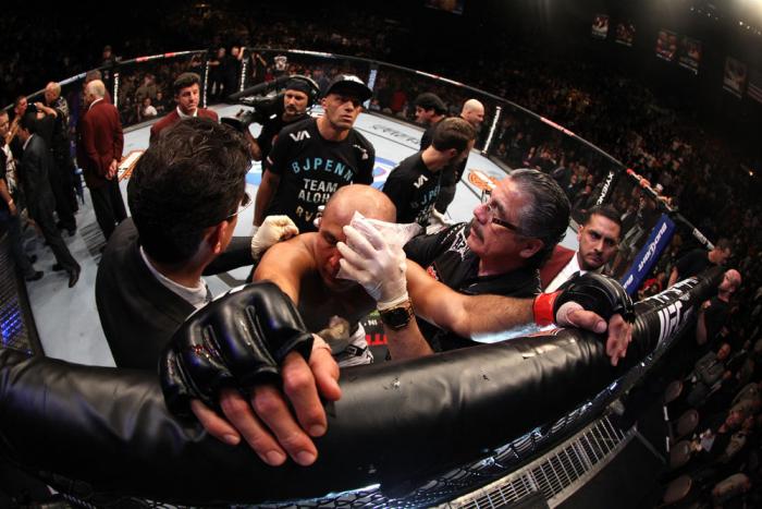 BJ Penn after the fight