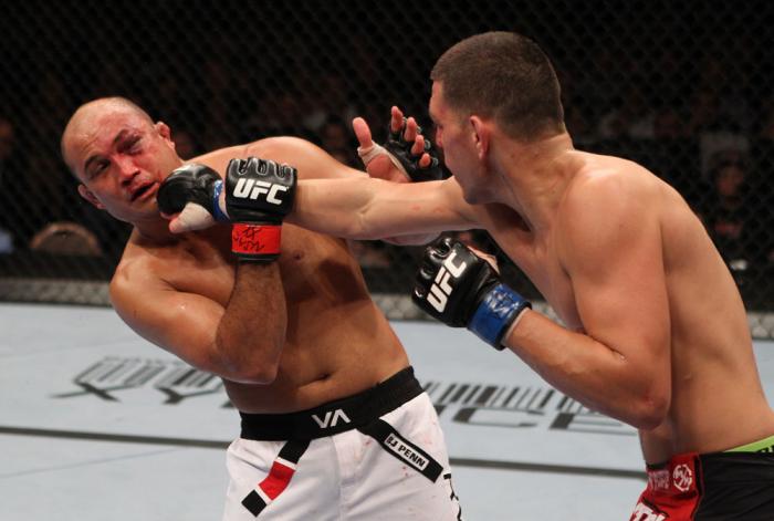 BJ Penn vs Nick Diaz