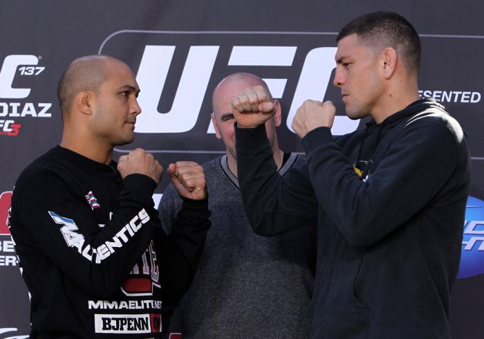 BJ Penn vs Nick Diaz