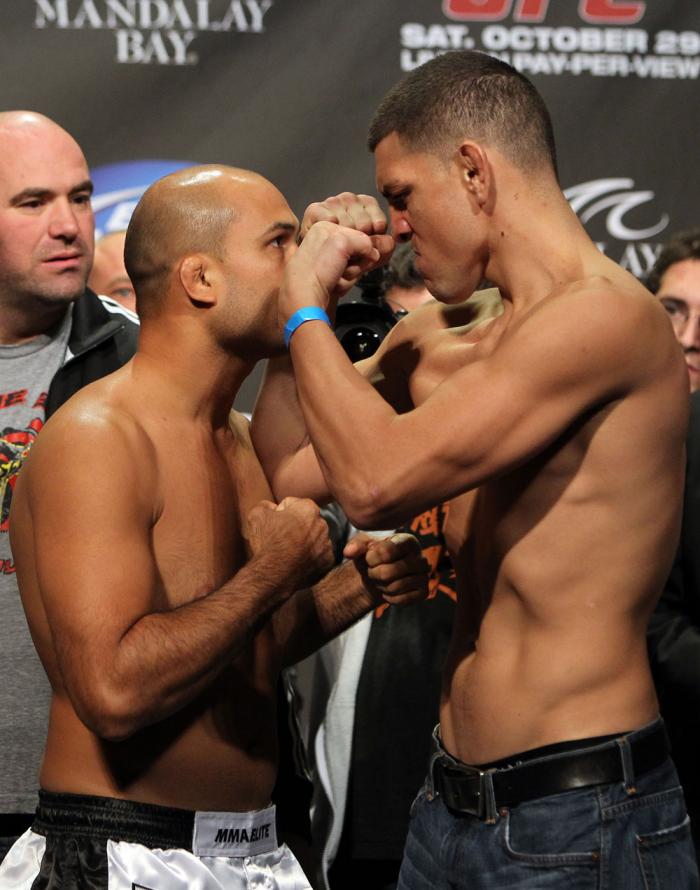 BJ Penn vs Nick Diaz