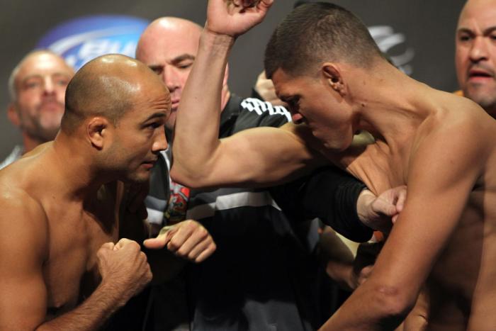 BJ Penn vs Nick Diaz