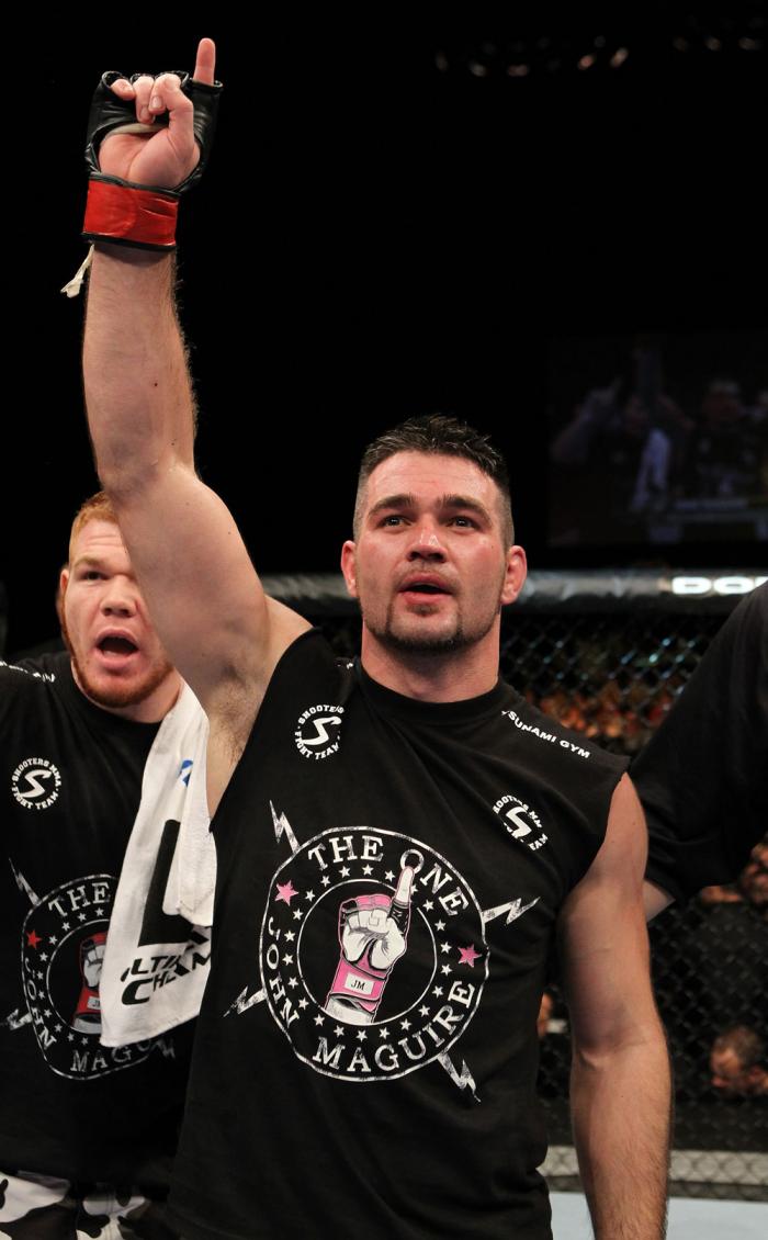 John Maguire reacts to his win