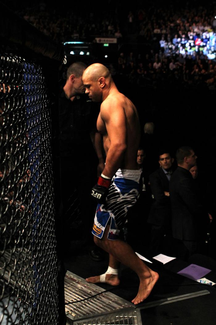 Thiago Alves enters the Octagon