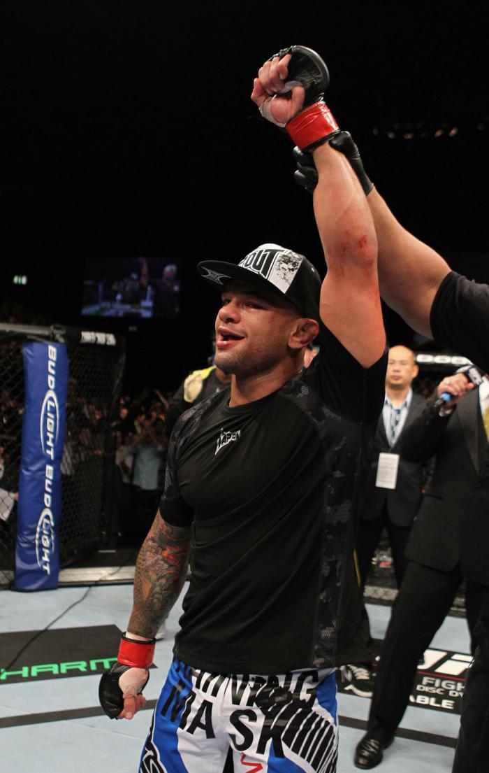 Thiago Alves after his win over Papy Abedi