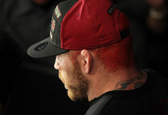 Chris Leben enters the arena