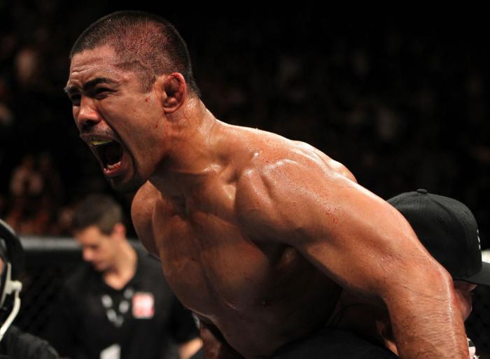 Mark Munoz after his win over Chris Leben