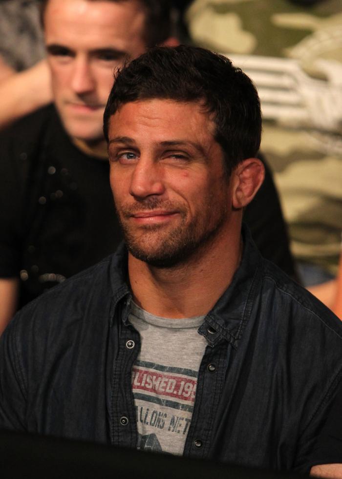 Actor and MMA fighter Alex Reid attends the fights