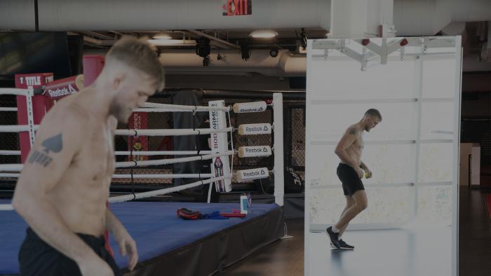 Alexander Gustafsson at the UFC Performance Institute