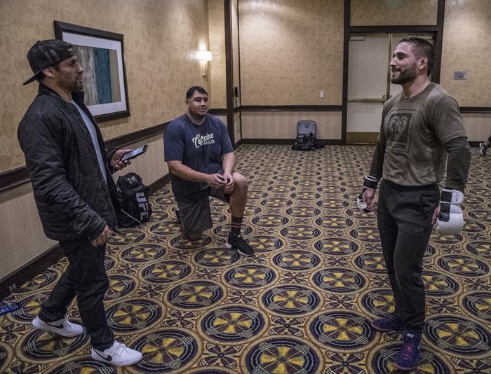 UFC 232 Chad Mendes late workout