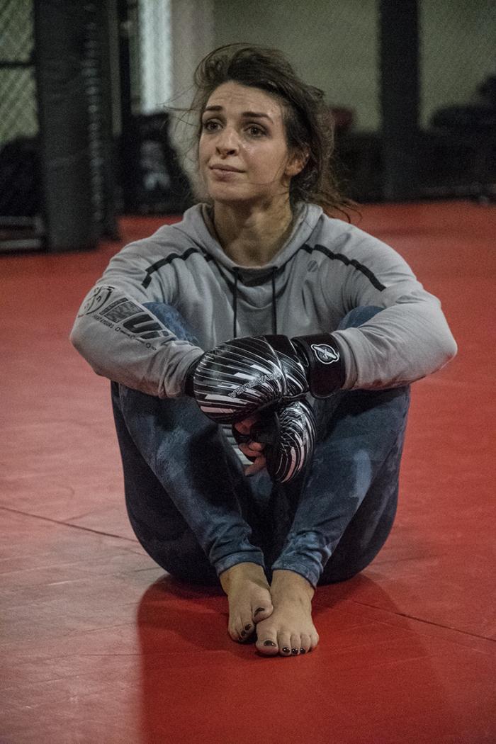Las Vegas 2/28/18 - Mackenzie Dern workout at the UFC Performance Institute in preparation for UFC 222 (Photo credit: Juan Cardenas)
